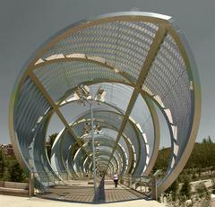 bridge of La Arganzuela in Madrid Rio