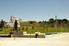 Puente del Rey over Rio Manzanares in Madrid