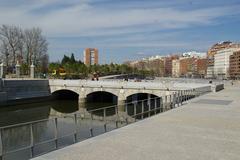 Panoramic view of Puente del Rey in Madrid