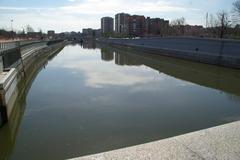 view of Puente del Rey in Madrid from the south