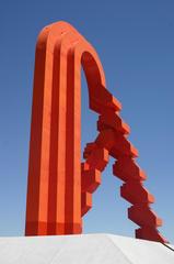 Puerta de Chihuahua in southern Chihuahua City, Mexico by sculptor Sebastian