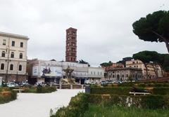 Piazza della Bocca della Verità in Rome, Italy