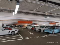 Indoor carpark at Ocean Terminal, Harbour City in Tsim Sha Tsui, Hong Kong