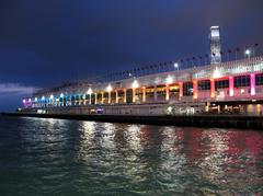 HK Ocean Terminal at dusk