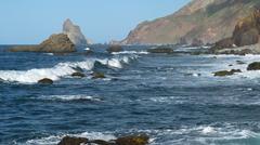 Roques de Anaga from Playa del Roque in Spain