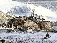 Fortezza of Rethymno 1700 drawing