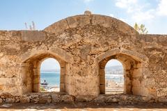 Monument in Greece Fortezza at Rethymno Crete