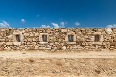 Fortezza of Rethymno monument in Crete, Greece