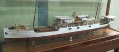 Model of the ship Liemba in Nairobi Railway Museum