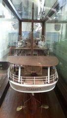 Model of Liemba ship at Railway Museum in Nairobi