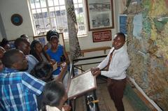 Youth guided tour at Nairobi Railway Museum