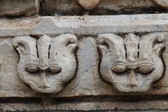 Sculpted frieze of demons at the Jagdish Temple in Udaipur