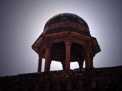 Jahaz Mahal historical monument in Mandu, India