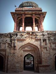 Jahaz Mahal, a historical monument located in Mandu, India