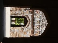 Jahaz Mahal in Mandu, India reflects in water