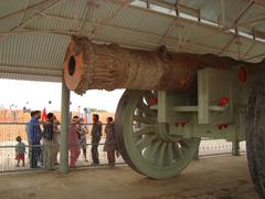 Front portion of Jaivan Cannon at Jaigarh Fort in Jaipur, India