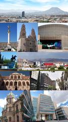 collage of Chihuahua City landmarks and cityscape