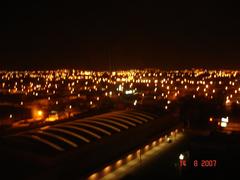 night view of Chihuahua from Hotel Palacio