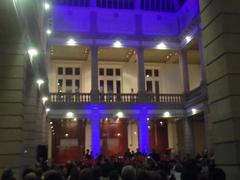 Youth symphony orchestra performing inside Casa Chihuahua Museum