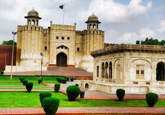 Beautiful view of Lahore Fort main gate