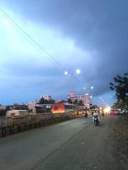 rainy season with clouds and rain