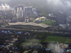 CIDCO Exhibition Centre aerial view