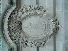 Interior view of a staircase at Palais de la Découverte in Paris