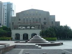 Front view of Zhongshan Hall in Taipei