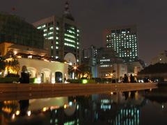 Zhongshan Hall at night in Taipei