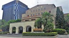 Taipei Xinsheng Daily News Plaza and Zhongshan Hall view