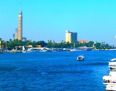 Cairo Tower and Nile River