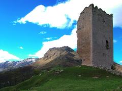 Torreón de Peñerudes in Asturias, Spain