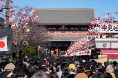 Hatsumode at Sensoji Temple