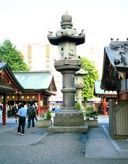 stone lantern at a Japanese shrine