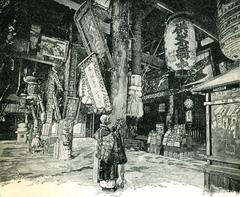 Asakusa temple before 1902