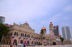 Dataran Merdeka town square in Kuala Lumpur