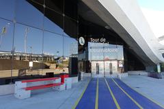 Entrance at Observatory of Tour de Montreal at Olympic Stadium in Montreal