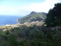 View back to Estellencs from Banyalbufar