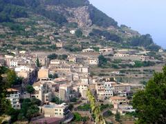 Banyalbufar village on the coast of Mallorca, Spain