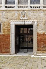 Entrance to Palazzo Fortuny in Venice