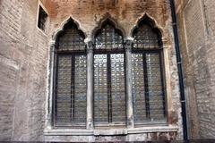 gothic trifora at Palazzo Fortuny in Venice