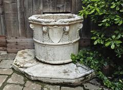 Wellhead in the internal courtyard of the Fortuny Palace in Venice