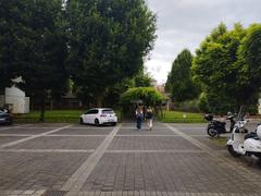 courtyard of the Statistical Sciences Library at the University of Padua