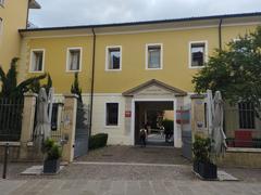 entrance courtyard of the Statistics Library at the University of Padua