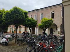 courtyard of the University of Padua's statistical sciences library