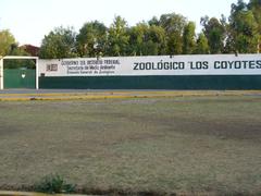 main entrance to Los Coyotes Zoo