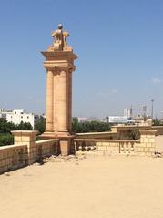 A pillar near the Jehangir Kothari Parade and Pavilion in Pakistan