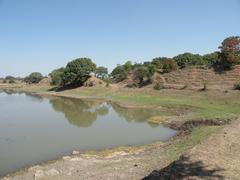 Earthen ramparts at Dhar, Madhya Pradesh