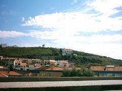 historic windmill in Apelação Portugal on a clear day