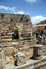 ruins of the Temple of Apollo in Syracuse, Italy